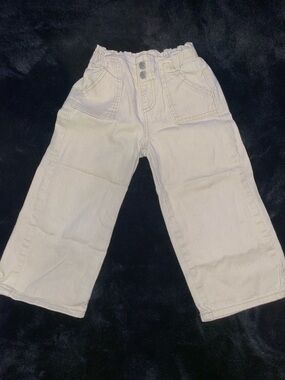 SHEIN Cream Wide-Leg Kids Pants